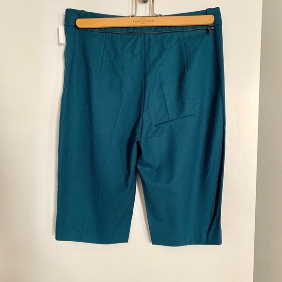 Vintage high rise teal pants/bermuda shorts size L. - Picture 7 of 8